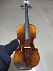 Special Solid Flamed Hand Made 4 4 Size Violin fiddle W  Case And Bow 042713