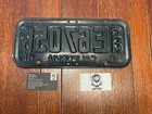 1951 California Commercial License Plate W  1955 Tab