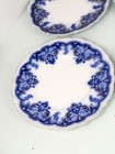 Set Of 6 Johnson Bros  England Flow Blue Georgia Dinner Plates 10    Antique 