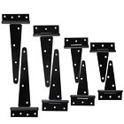 4  6  8  10  Heavy Duty T Hinges Strap Door Shed Gate Barn Fence Hinge Rustproof