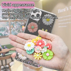 Flatback Resin Daisy Flowers - 100 Mixed Color Cabochons For Crafts And Decor