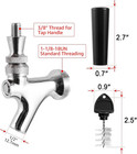 Beer Faucet Stainless Steel Beer Tap Faucet Keg Tap With Beer Faucet Tap Handle 