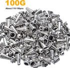 100 Gram Antique Silver Cone Bead Caps Flower End Caps Tassel End Cap