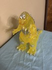 Gigabrain Godzilla  1966  Soft Vinyl Figure Yellow metallic Silver Ver