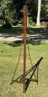 Antique Mission Arts   Crafts Bentwood Quartersawn Oak Hall Tree Coat Rack Stand