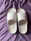 Men   s White Nike Slides Size 11    