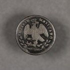 1865 G Mexico Empire Of Maximilian Silver 5 Centavos