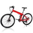 26  Foldable Adult Mountain Bike 21 Speed Full Suspension Mtb Bicycle Unisex
