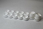 10pcs Lotion Jar  5 Oz 48mm Cosmetic Cream Dome Nug White Plastic Double Wall