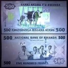 Unc 2013 Rwanda 500 Franc Banknotes 100pcs