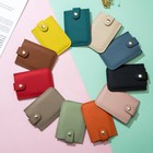 Men Front Pocket Minimalist Leather Slim Wallet Rfid Blocking Credit Card Holder