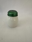 Kraft 100  Grated Parmesan Cheese Shaker Porcelain W  Green Metal Lid