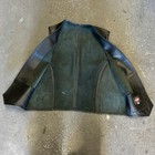 Open Leather Vest Black Gay Interest Fetish Xxl Size 48         