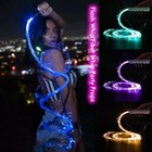 Rgb Led Fiber Optic Whip-360   Swivel Bright Light Up Toy Flow Party D G1kd Hnm