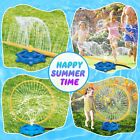 Vatos Water Sprinklers Toy 2 In 1 With Circle Summer Outside Water Play For Kids
