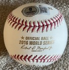 Ronnie Woo Woo Signed 2016 World Series Baseball Chicago Cubs Rare Auto Beckett