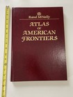 Rand Mcnally Atlas American Frontiers Large Coffee Table Book Vtg 1993 Maps
