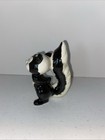 Vintage Ceramic Skunk Cute Kitschy Figurine
