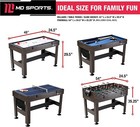 4in1 Multi Game Pool Table Set Classic Sports Billiard Hockey Tennis Foosball