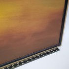 Vintage Mid Century Modern Cityscape Oil Painting Signed Cayton Framed 1970s