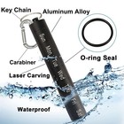 Metal Pill Box Organizer 7 Day Portable Waterproof Keychain Medicine Holder Case