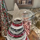 Handmade Primitive Christmas Tree Made With Old Sweater Knits ooak 9    Tall