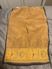 Vtg Hampton Manor Celestial Hand Towel  Yellow Sun Moon Star Embroidered Y2k 90