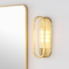 4 75  1-light Emilia Modern Bohemian Iron Led Sconce Brass Gold - Jonathan