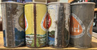 Vintage Lot Of Four Steel Pearl Lager Beer Can San Antonio Tx 