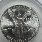 1984-mo Mexico 1 Onza Libertad Silver Cac Ms64