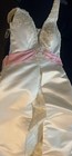 Wedding Dress Size 10     Alfred Angelo     White With Pink Accent   Train