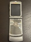 Motorola Razr V3 Silver Flip Phone T-mobile 2g Camera 0 3mp Vintage Cell Phone