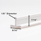 Sliding Screen Door Replacement Track 72  White   T-profile - Made In America