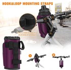 Bike Cup Holder Universal Water Bottle Holder With Phone Pockets Cruiser Scooter