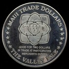 2017 Maui  Hawaii No Ka Oi Trade Dollar  2 Medal Token Cupro-nickel 39mm