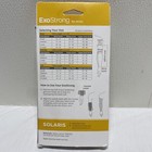 New Solaris Exostrong Arm Sleeve 20-30 Mmhgm Black Large Silicone Top