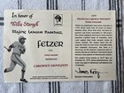 1979 Fetzer Willie Stargell 7x10 5 Wine Label Placard Cabernet Sauvignon Rare