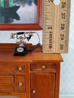 Dollhouse Telephone Vintage Style 1890s - 1920s 1 12 Scale Miniature Phone