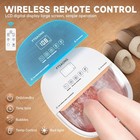 Collapasible Foot Spa Bath Massager With Heat  Pedicure Foot Spa Wi    Fast Ship