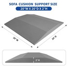 2-pack 20 x20  Trapezoidal Couch Cushion Support For Sagging Under Cushions