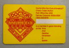 Lg Lot 80 s Vintage Doctor Who Fan Club Membership Cards pins stickers etc New
