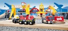 Brio World Cargo Railway Deluxe - Wooden Track Train Set - Battery-powered En   