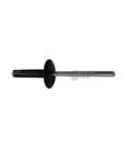Large Head Black Exploding Rivets Pop Rivet 25 Ct  Tri-fold Racing Fasteners