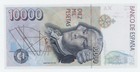 Spain Espa  a 10000 Pesetas 12-10-1992 Pick 166 Aunc Almost Uncirculated Banknote