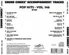 Sound Choice Karaoke Pop Hits V  146 Cdg Cd g - Sc8783 - Hard To Find - 15 Songs