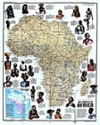     1971-12 December Peoples   Heritage Of Africa National Geographic Map - A1