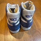 Nike Blazer Suede Navy X White Us8 70s Made In Taiwan Original Vintage Sneakers