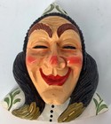 Vintage German Folklore Faselhannes Bad Waldsee Face Mask Necklace Pendant
