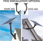 Starlink Gen 3 Mount  180   Adjustable  Heavy-duty Metal  Black  Wall roof Mount