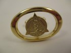 Vintage Cufflinks Dentistry Dentist Caduceus Medical Gold Tone Lapel Pin